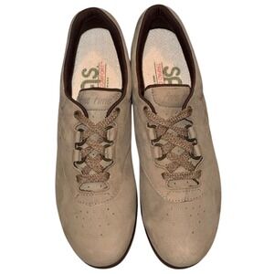 SAS Free Time Taupe Tan Nubuck Comfort Walking Shoes Deadstock *NWB* USA | 7S